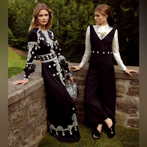 NWT Tory Burch Fremont Cropped Wide Leg Jumpsuit - Picture 2 of 11